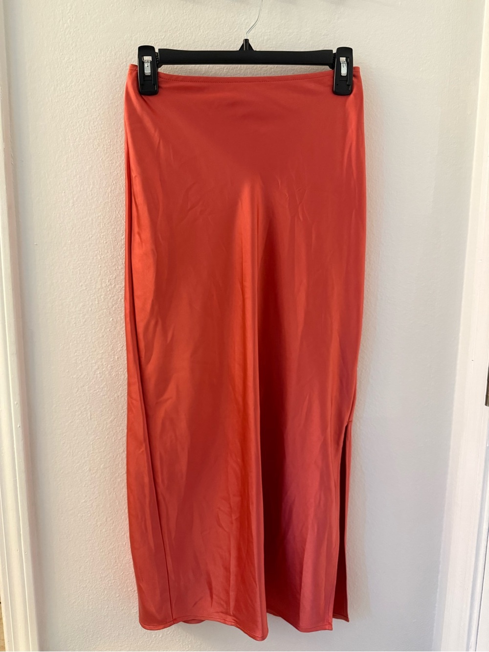 Old Navy Coral Maxi Skirt with Side Slit
